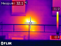 Außenwand Thermographie