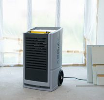 Kondenstrockner und Absorbtionstrockner - Raumtrocknung, Rohbautrocknung