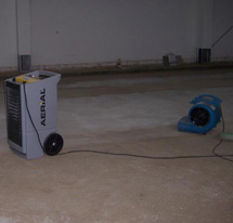 Kondenstrockner und Absorbtionstrockner - Raumtrocknung, Rohbautrocknung